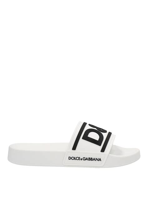 women's dolce gabbana slides|dolce and gabbana flip flops.